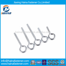 Carbon steel eye screw with machine thread